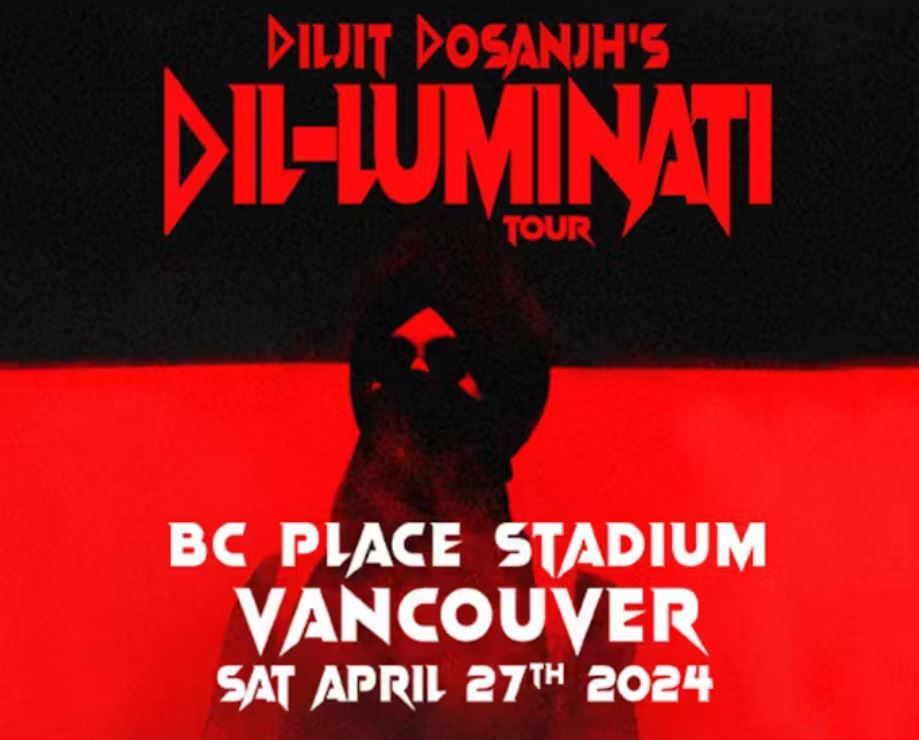 Diljit Dosanjh global concert to start from Vancouver